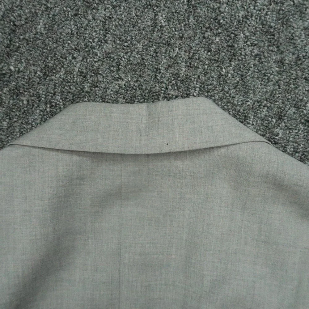 Banana‎ Republic Blazer Mens 38S Gray Primatist Super 100s Marlane Wool Slim Fit